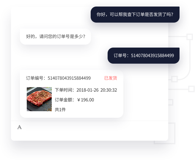 智能机器人对接